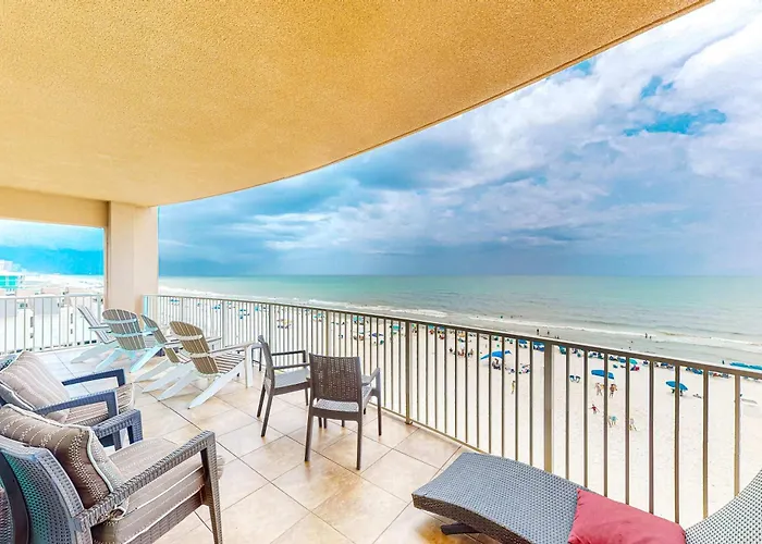 Corner With Stunning Gulf-front View Pool Hot Tub Gym W&d & Ac * Gulf Shores